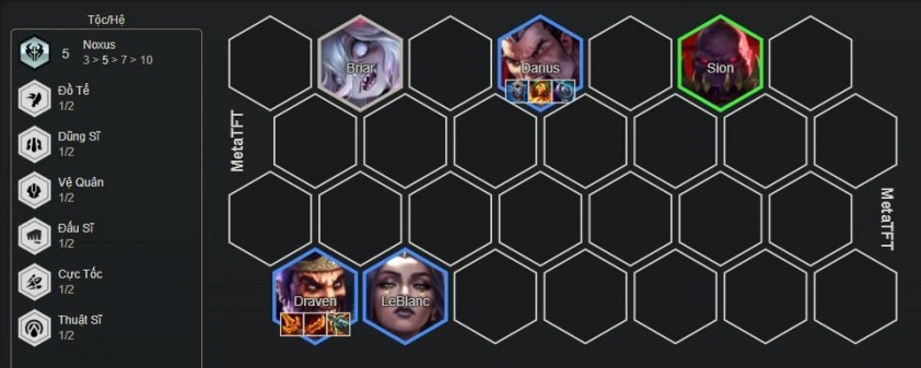 Lối chơi đầu game với Draven