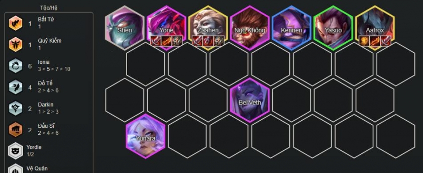 Hoàn thiện đội hình Zaahen với các chủ lực cuối game