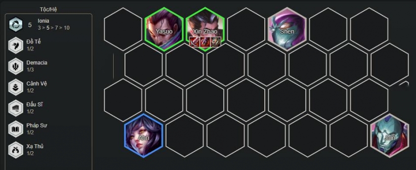 Đội hình cơ bản đầu game