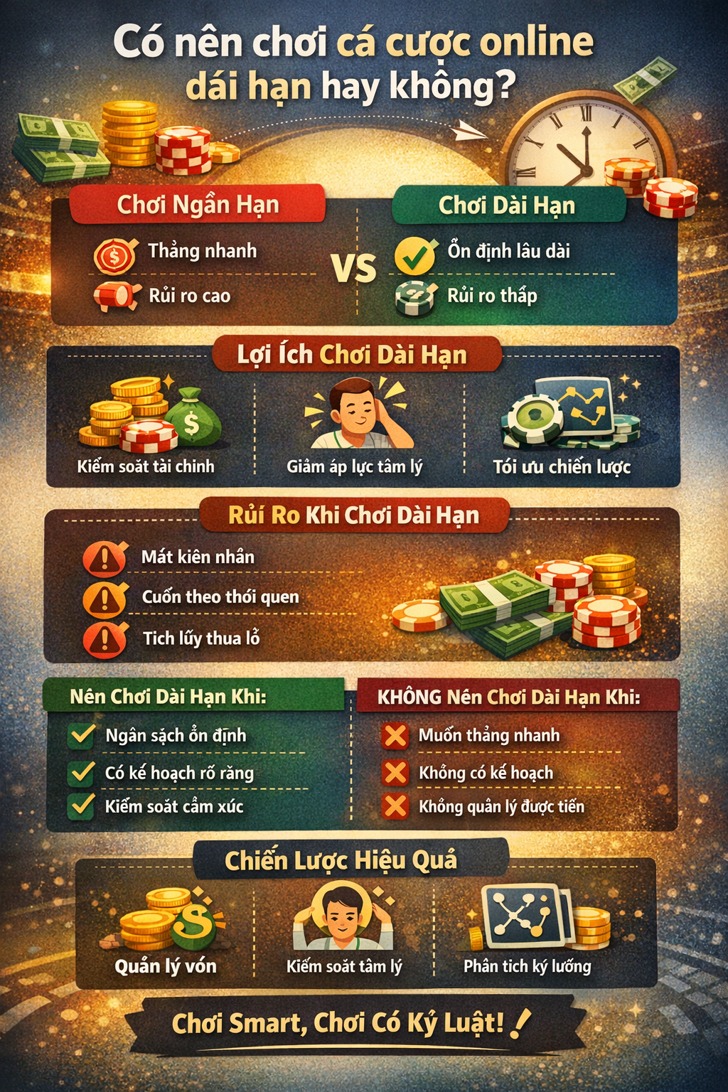 Cá cược online: dài hạn hay không?